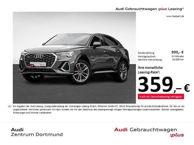 Chronosgrau metallic Gebraucht 2024 Audi Q3 Sportback S-Line SUV | 48.411 € (Fairer Preis) - Bild 1/3