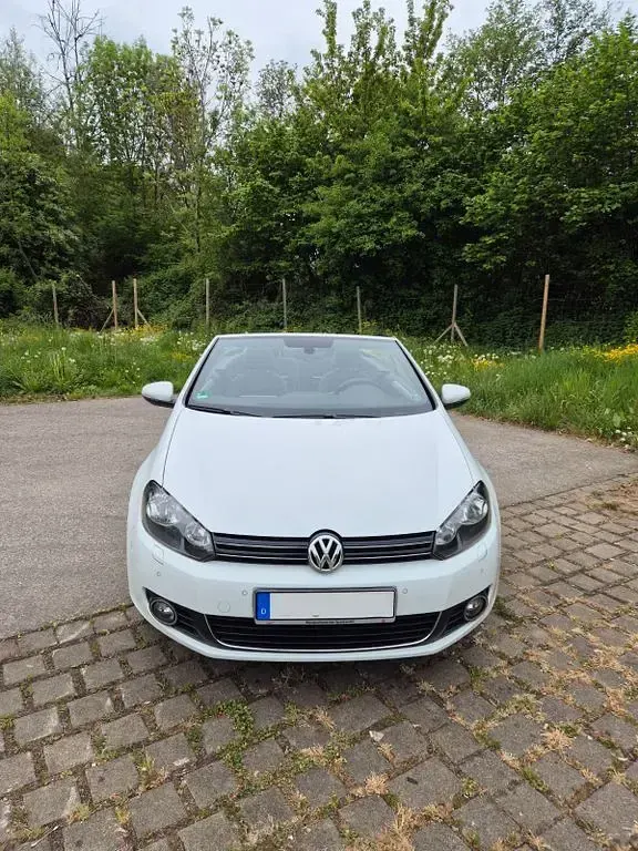Brugt VW Golf Cabriolet 160 HK (117 kW) 2014 Hvid Cabriolet