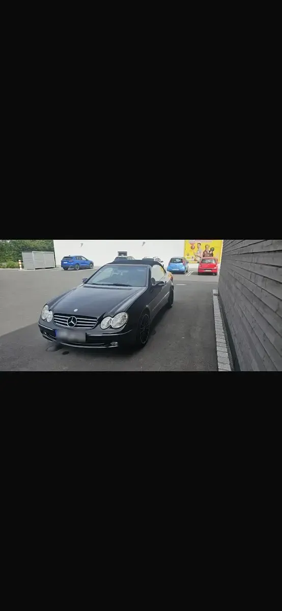 Gebraucht Mercedes CLK200 163 PS (119 kW) 2005 Schwarz Cabrio