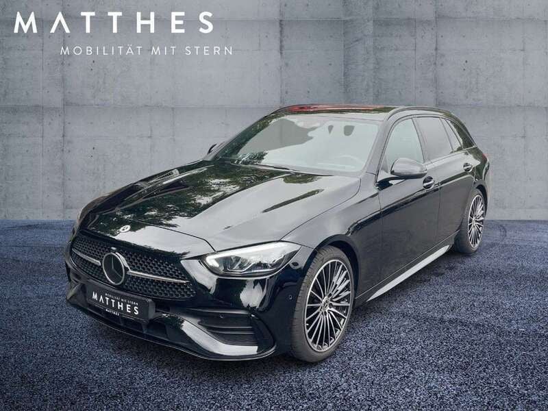 Gebraucht Mercedes C220 AMG 200 PS (147 kW) 2024 Ung schwarz unilack Kombi