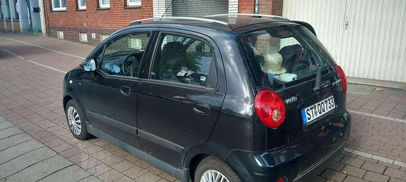 Schwarz Gebraucht 2008 Chevrolet Matiz SE Kleinwagen | 1.350 € (Etwas zu teuer) - Bild 1/3