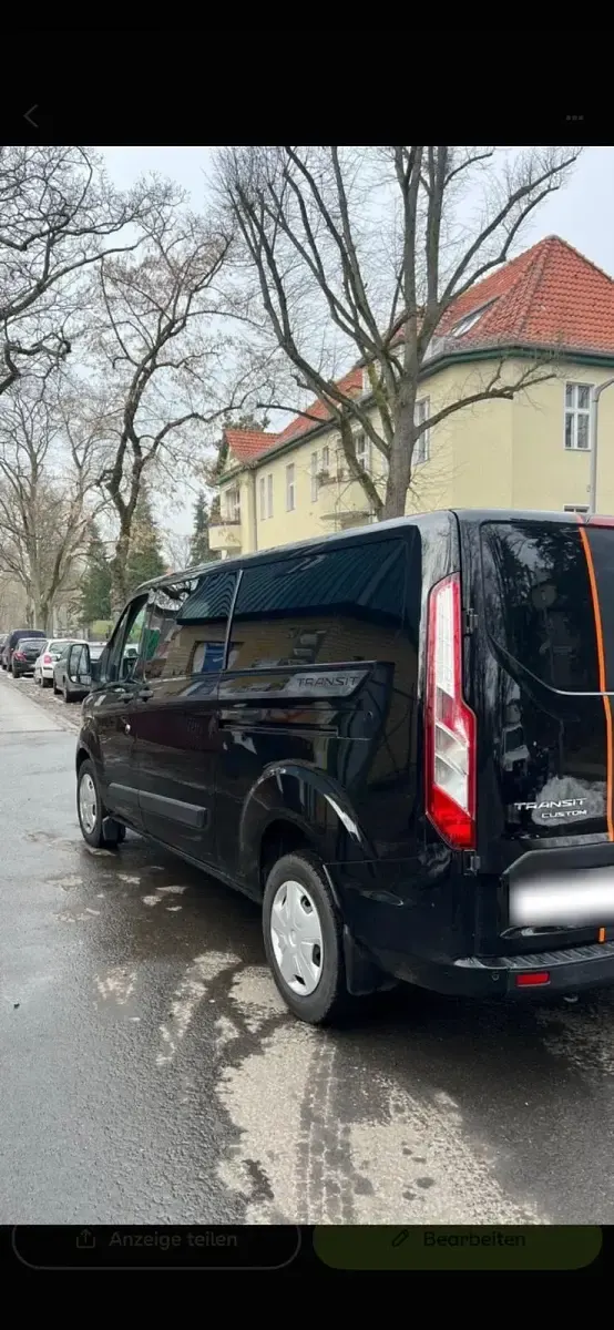 Gebraucht Ford Transit Custom 170 PS (125 kW) 2019 Schwarz Van / Kleinbus