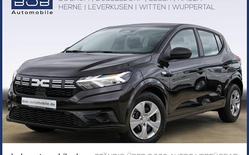 Perlmuttschwarz (schwarz) Gebraucht 2024 Dacia Sandero Essentiel Kleinwagen | 15.111 € (Superpreis) - Bild 1/3