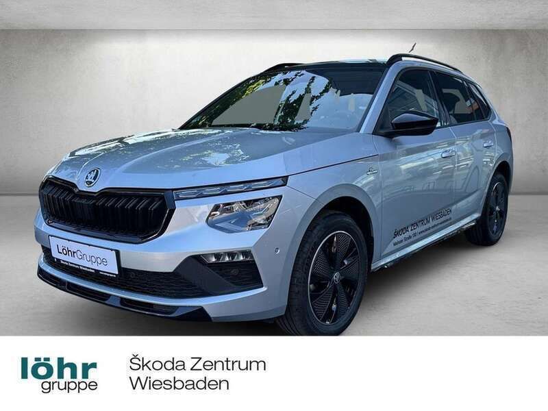 Brilliantsilber metallic Gebraucht 2024 Skoda Kamiq Monte Carlo SUV | 30.490 € (Teuer) - Bild 1/4
