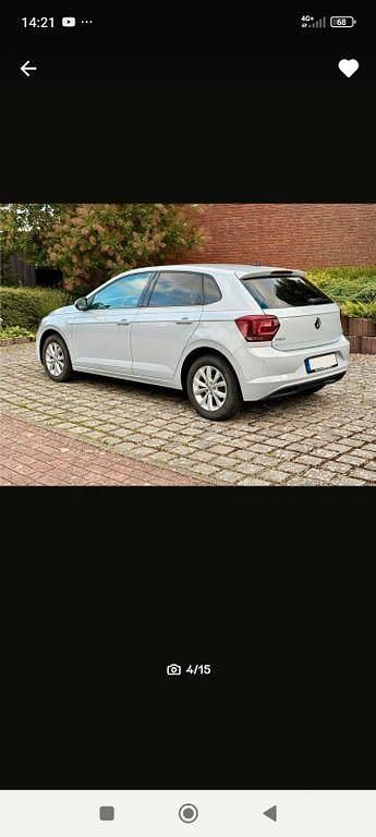 Gebraucht VW Polo Comfortline 95 PS (69 kW) 2019 Weiß Kleinwagen