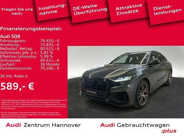 Gebraucht Audi SQ8 Ambiente 507 PS (372 kW) 2022 Daytonagrau perleffekt SUV