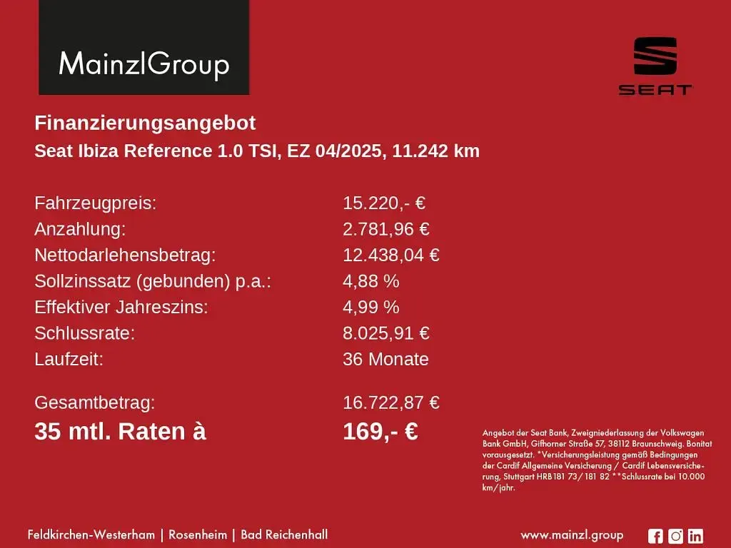 Gebraucht Seat Ibiza 95 PS (69 kW) 2025 Weiß Kleinwagen