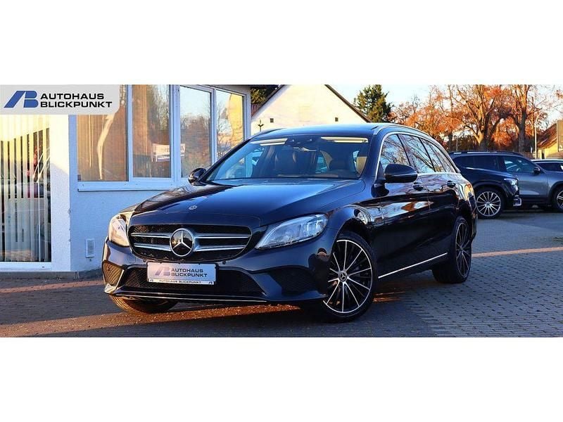 Grafitgrau (metallic) Gebraucht 2020 Mercedes C300e Kombi | 24.980 € (Etwas zu teuer) - Bild 1/4