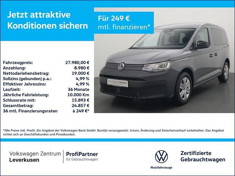 Pure grey Gebraucht 2024 VW Caddy Pro Van / Kleinbus | 27.980 € (Superpreis) - Bild 1/4