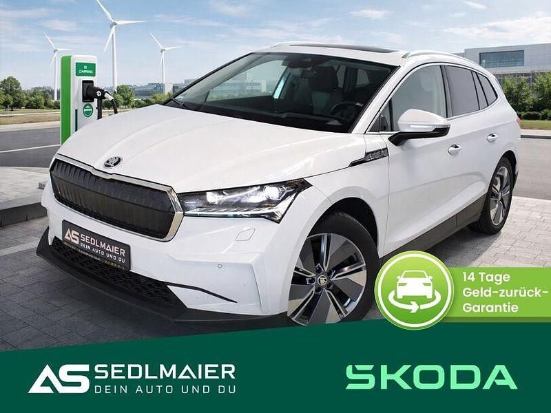 Moonweiss Gebraucht 2021 Skoda Enyaq iV SUV | 24.990 € (Fairer Preis) - Bild 1/4