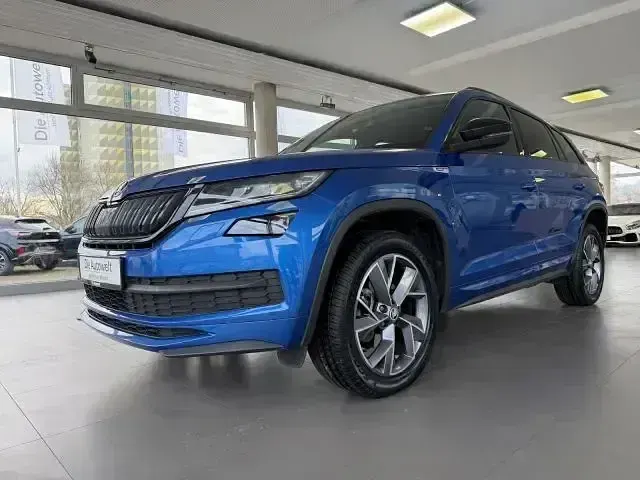 Gebraucht Skoda Kodiaq SportLine 150 PS (110 kW) 2021 Raceblau SUV