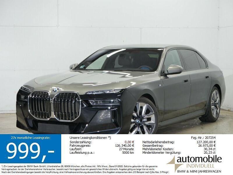 Schwarz Gebraucht 2024 BMW i7 M Sport Limousine | 126.340 € (Fairer Preis) - Bild 1/4
