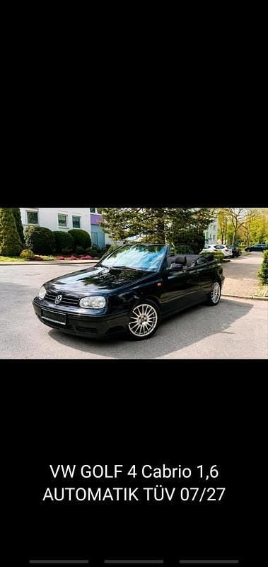 Usata VW Golf 101 CV (74 kW) 1998 Nero Cabrio