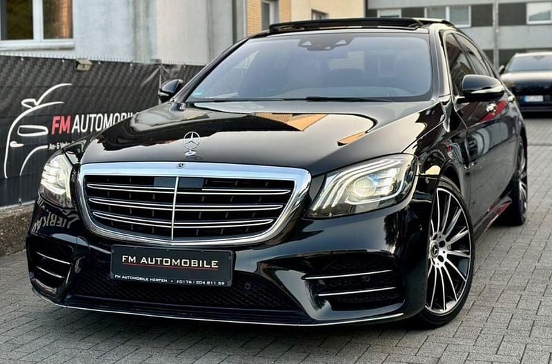 Schwarz Gebraucht 2019 Mercedes S400 AMG line Limousine | 41.290 € (Superpreis) - Bild 1/4