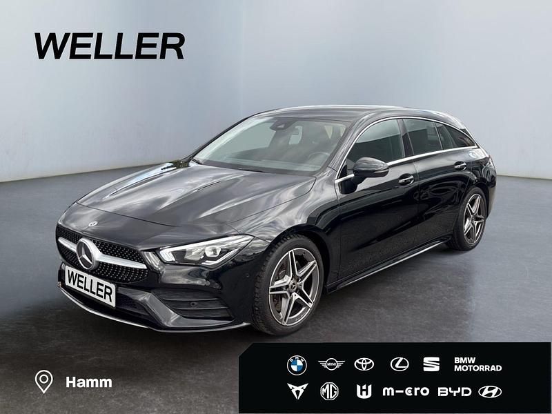 Schwarz Gebraucht 2020 Mercedes CLA250 Shooting Brake AMG line Kombi | 28.480 € (Fairer Preis) - Bild 1/3