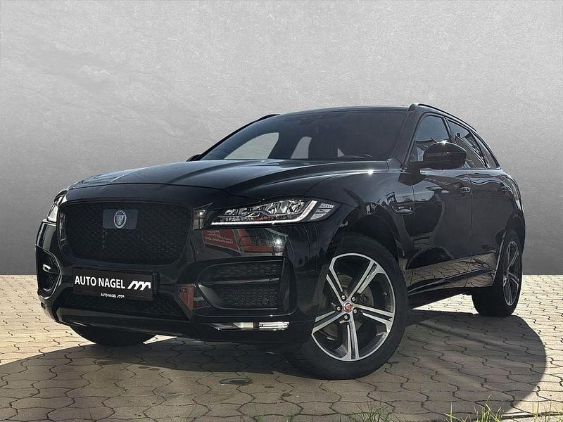 Schwarz Gebraucht 2021 Jaguar F-Pace R-Sport SUV | 31.950 € (Etwas zu teuer) - Bild 1/4
