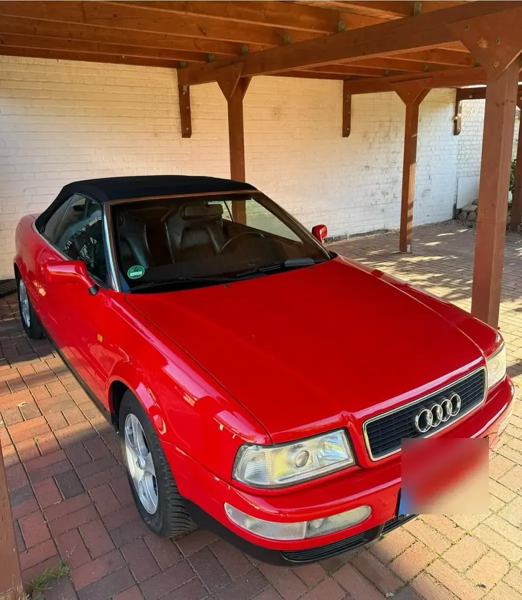 Gebraucht Audi 80 150 PS (110 kW) 1998 Rot Cabrio