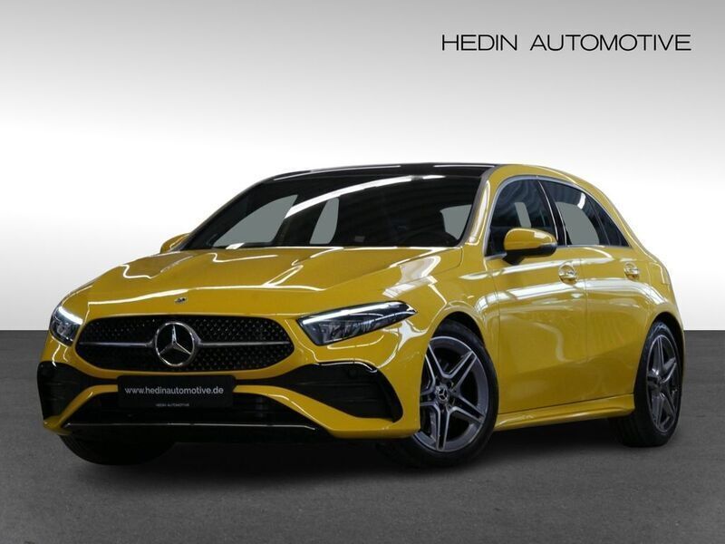 Gelb Gebraucht 2024 Mercedes A220 AMG Kleinwagen | 38.330 € (Fairer Preis) - Bild 1/4