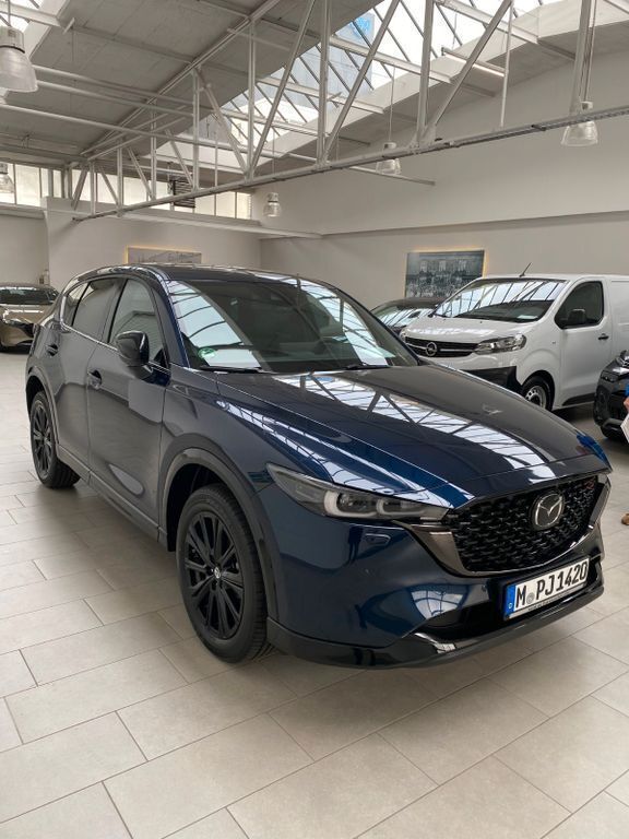 Blau Gebraucht 2024 Mazda CX-5 Homura-Line SUV | 37.900 € (Fairer Preis) - Bild 1/4