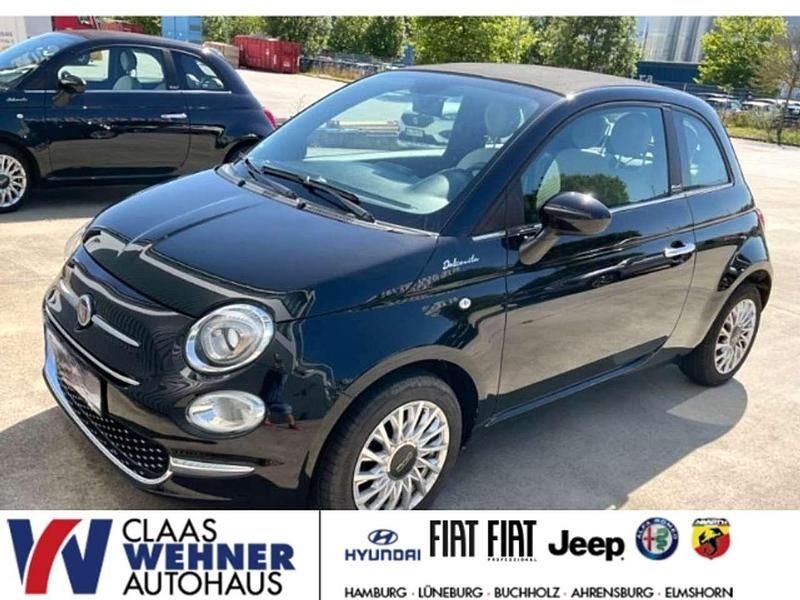 Vesuvio schwarz) (schwarz Gebraucht 2021 Fiat 500C Dolcevita Cabrio | 10.770 € (Guter Preis) - Bild 1/4