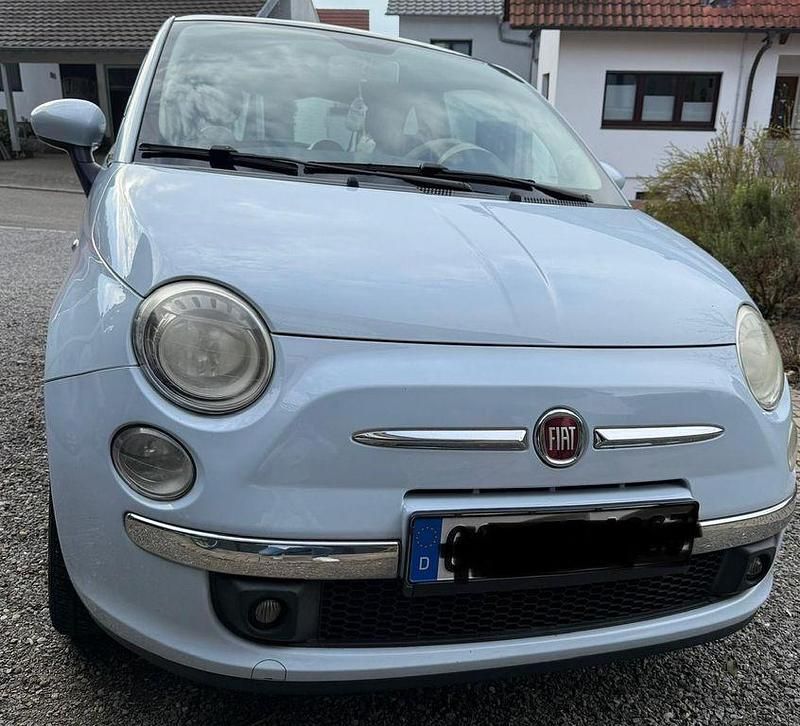 Blau Gebraucht 2008 Fiat 500 Lounge Limousine | 4.200 € (Teuer) - Bild 1/4
