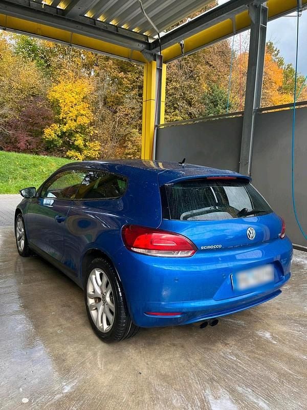 Second-hand VW Scirocco 122 CP (89 kW) 2009 Albastru Coupe