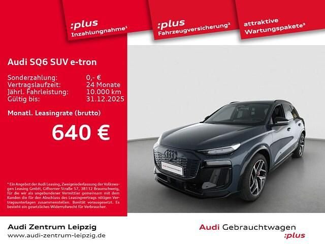 Blau Gebraucht 2025 Audi SQ6 e-tron Sport SUV | 77.490 € (Superpreis) - Bild 1/3