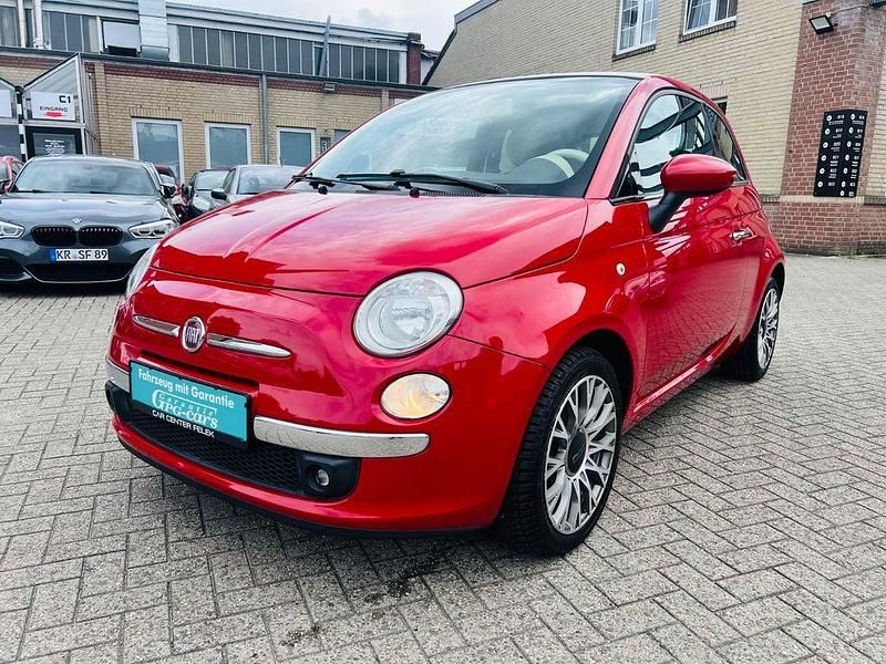 Rot Gebraucht 2010 Fiat 500 Lounge Cabrio | 6.490 € (Fairer Preis) - Bild 1/4