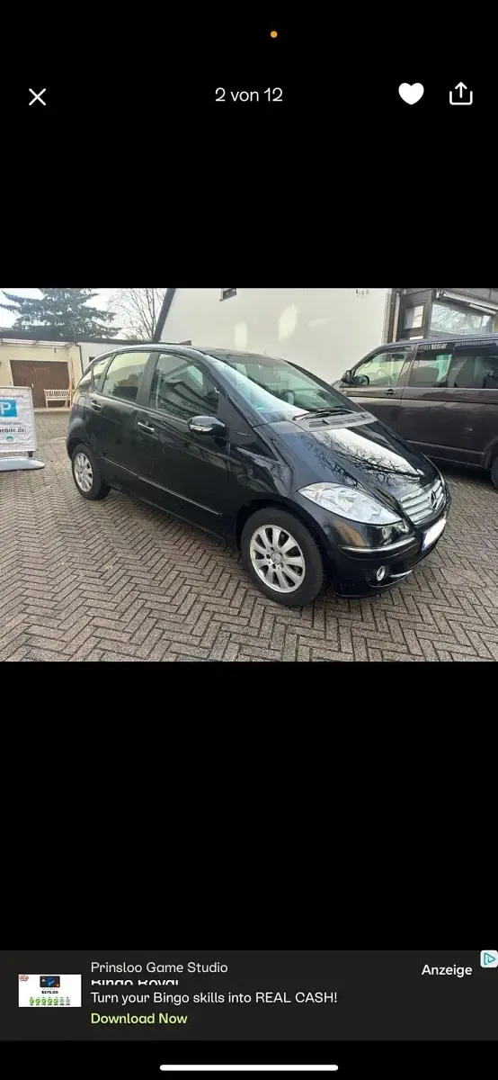 Gebraucht Mercedes A170 116 PS (85 kW) 2005 Schwarz Kleinwagen