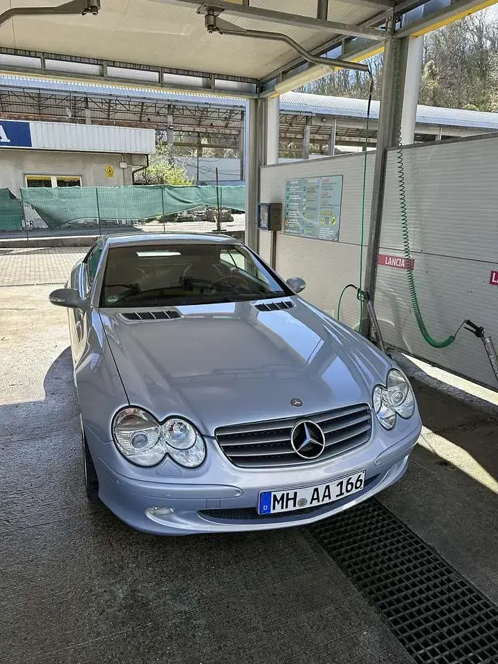 Gebraucht Mercedes SL500 306 PS (225 kW) 2002 Blau Cabrio