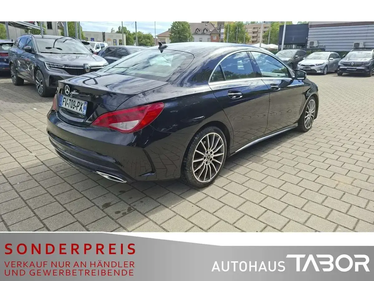 Gebraucht Mercedes CLA180 AMG line 122 PS (89 kW) 2017 Nachtschwarz Limousine