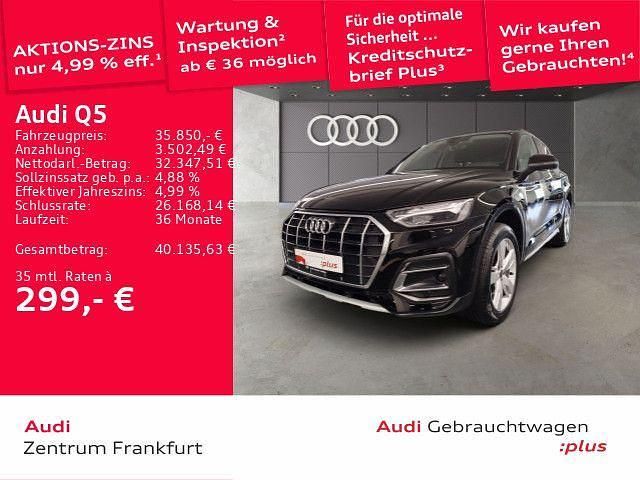 Brillantschwarz Gebraucht 2023 Audi Q5 Advanced SUV | 35.850 € (Guter Preis) - Bild 1/3