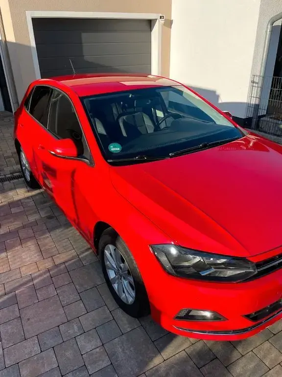 Gebraucht VW Polo Highline 116 PS (85 kW) 2020 Rot Kleinwagen