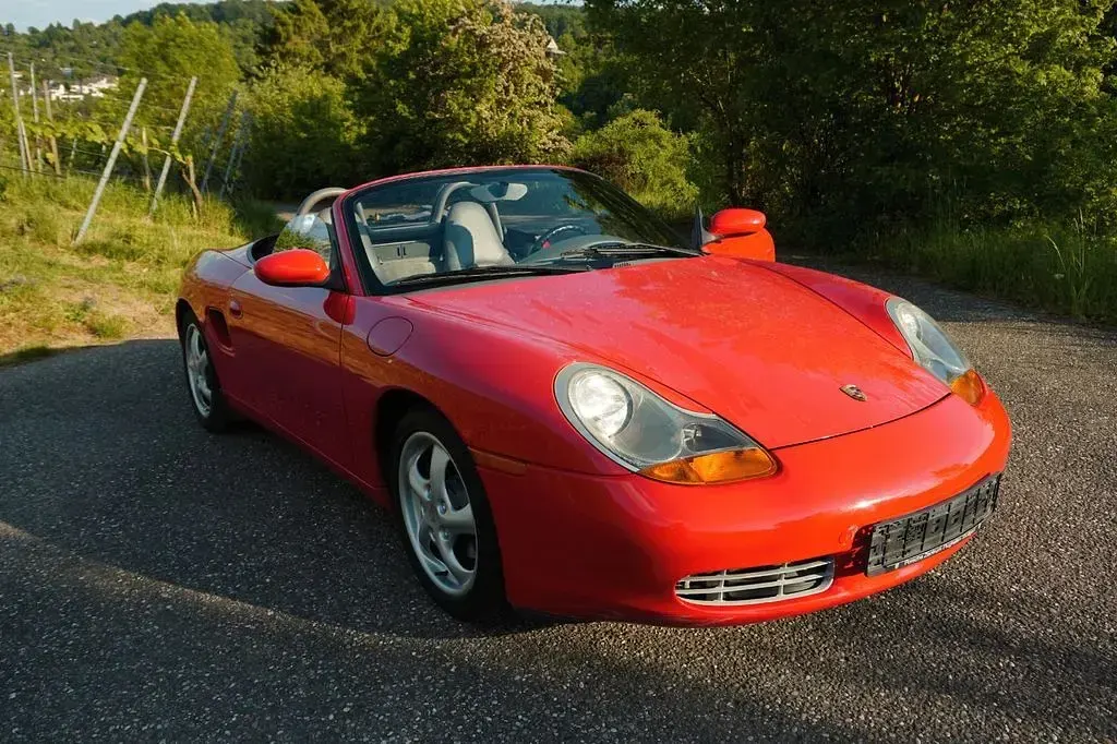 Gebraucht Porsche 986 Boxster 220 PS (161 kW) 2000 Rot Cabrio