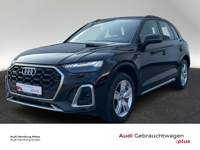 Mythosschwarz metallic Gebraucht 2021 Audi Q5 S-Line SUV | 34.990 € (Guter Preis) - Bild 1/4