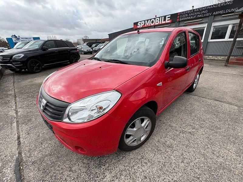 Gebraucht Dacia Sandero Basis 75 PS (55 kW) 2009 Rot Kleinwagen