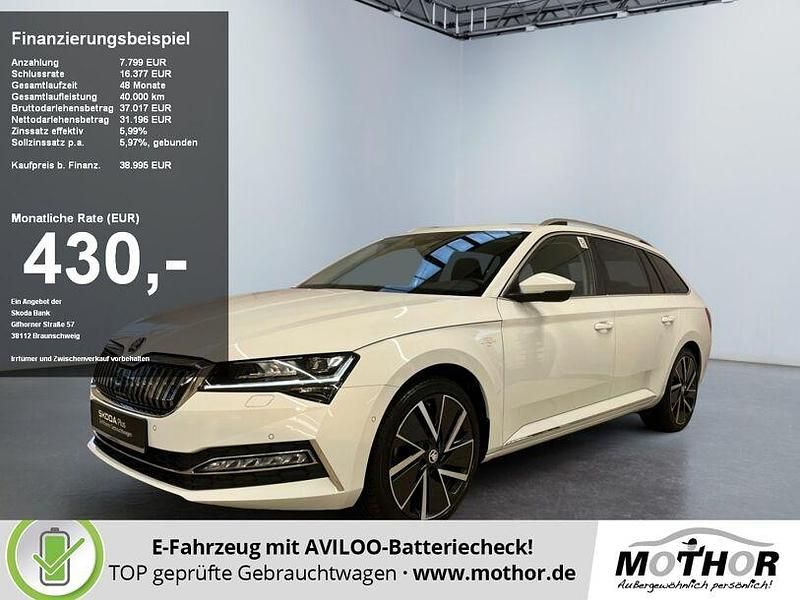 Weiss Gebraucht 2023 Skoda Superb | 39.145 € - Bild 1/4