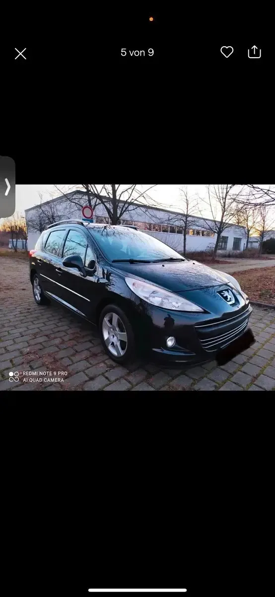 Gebraucht Peugeot 207 120 PS (88 kW) 2011 Schwarz Kombi