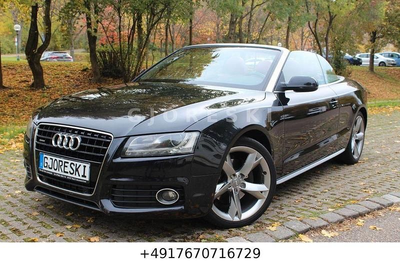 Schwarz Gebraucht 2010 Audi A5 Cabriolet S-Line Cabrio | 9.850 € (Teuer) - Bild 1/4