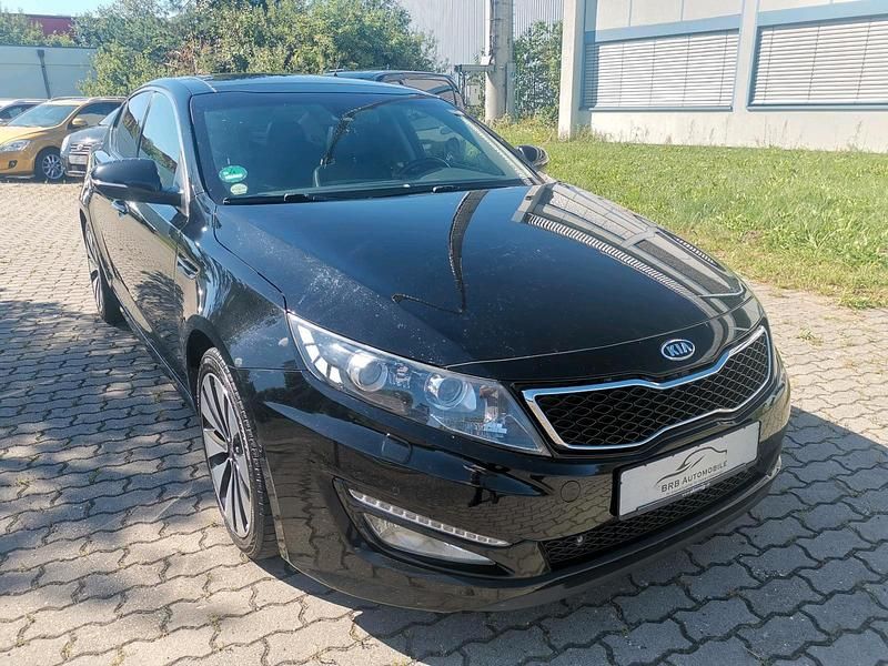 Schwarz Gebraucht 2012 Kia Optima Spirit Limousine | 4.999 € (Superpreis) - Bild 1/4