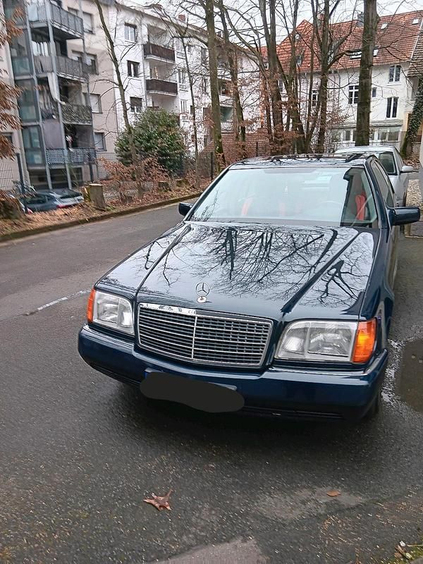 Blau Gebraucht 1993 Mercedes S280 Limousine | 13.900 € - Bild 1/4