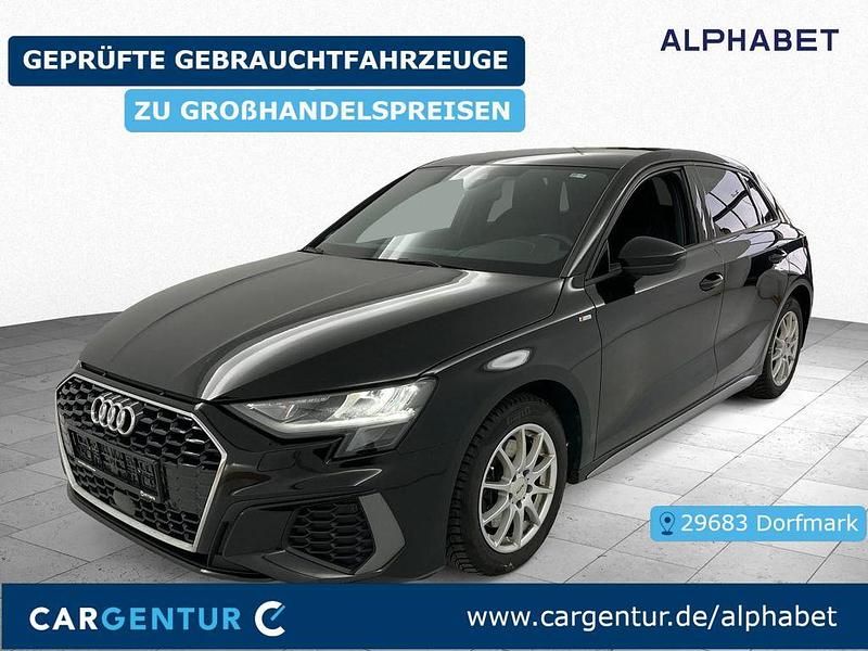 Mythosschwarz Gebraucht 2023 Audi A3 S-Line Limousine | 24.990 € (Guter Preis) - Bild 1/2