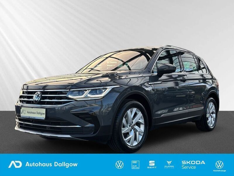 Delfingrau metallic Gebraucht 2022 VW Tiguan Elegance SUV | 37.400 € (Fairer Preis) - Bild 1/4
