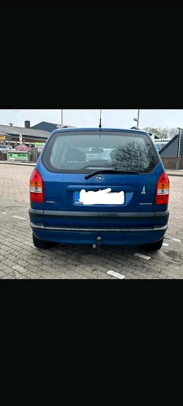 Gebraucht Opel Zafira Eco 101 PS (74 kW) 2001 Blau Van / Kleinbus