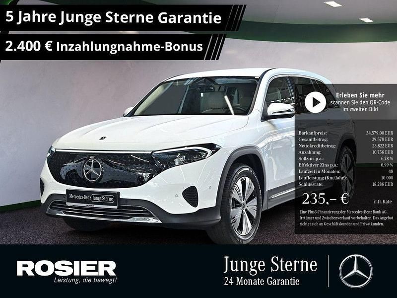 Weiß Gebraucht 2024 Mercedes EQB300 Advanced SUV | 34.579 € (Guter Preis) - Bild 1/4