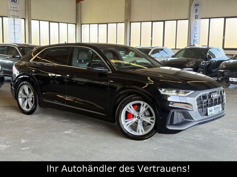 Schwarz Gebraucht 2021 Audi Q8 S-Line SUV | 57.999 € (Superpreis) - Bild 1/4
