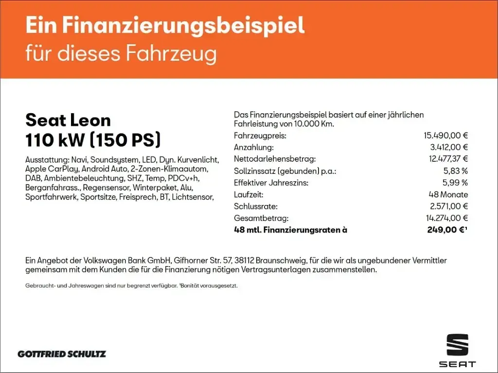 Gebraucht Seat Leon ST FR 150 PS (110 kW) 2018 Schwarz Kombi