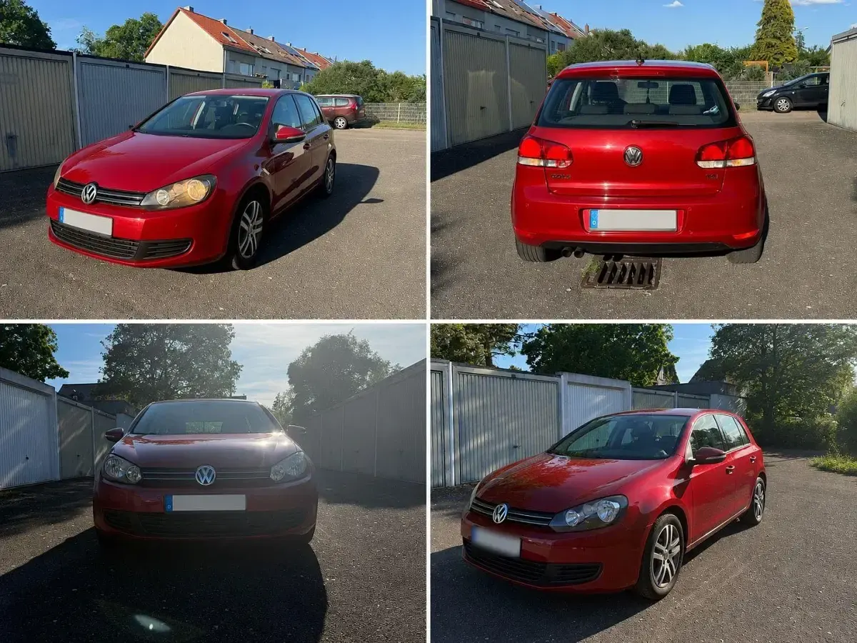 Gebraucht VW Golf V 102 PS (75 kW) 2009 Rot Kombi