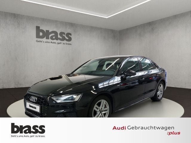 Mythosschwarz metallic Gebraucht 2023 Audi A4 S-Line Limousine | 39.400 € (Fairer Preis) - Bild 1/4