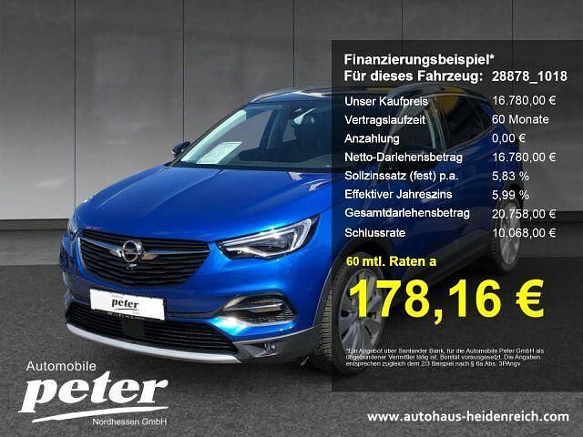 Gebraucht Opel Grandland X Ultimate 177 PS (130 kW) 2021 Topas blau SUV